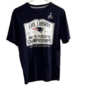 Nike New ENGLAND Patriots Med mens Life liberty & the persuit of championship